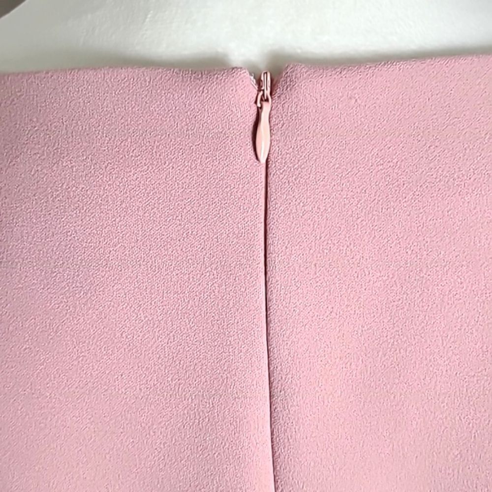 Midnight Velvet Pink Sleeveless Top with Cape Sleeves, Princess Seams, Size XL - Picture 9 of 10